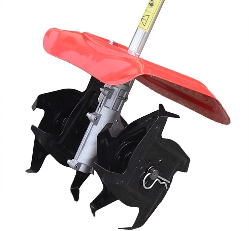 Fetcoi Hand-held Cultivator, 1E40F-5 Hand-held Cutting Grass Machine,Air-Cooled Two-Stroke Garden Small Cutting Grass Machine, Garden Use, Wheat, Tea Tree