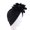 Black, variant on New Women Big Flower Turban Hijab Bonnet Muslim Hat Elastic Chemo Beanie Hair Bands Arab wrap Hair Loss Scarf Cap turbante mujer (black)