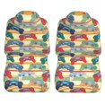 thumbnail image 3 of LAKIMCT Retro Joysticks Car Seat Covers Vehicle Front Seat Covers Universal Fit Seat Protector, 3 of 9