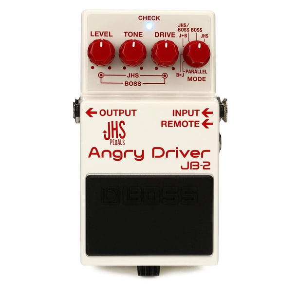 Pedal Overdrive BOSS JB-2 Angry Driver con controlador BD-2 Blues