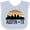Blue and White, variant on Austin Texas Skyline Vintage Boys or Girls Baby Bib