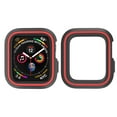 thumbnail image 3 of Housse de Protection en Silicone pour Montre Intelligente Compatible avec Apple Watch 40mm (Noir et Rouge), 3 of 8