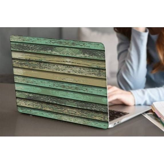 KSK KAISHEK Plastic Hard Shell Case Cover Only for 2022.0 Rel. MacBook Air 13.6 Inch m2 Touch ID Model: A2681 m2 Wood grain 49_1