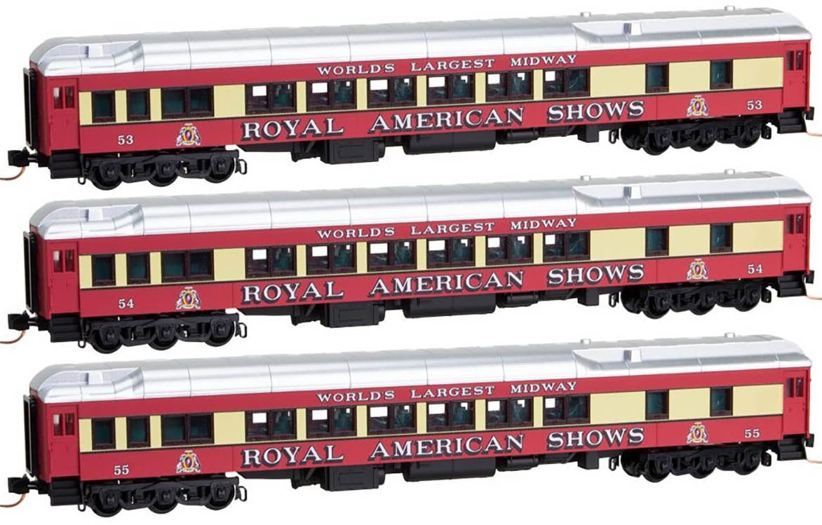MicroTrains MTL NScale Royal American Shows Circus 3Car