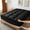 Black, variant on Thickened mattress protector,fluffy and breathable,machine washable, comfortable, soft and durable, improves sleep quality, suitable for Twin/Full/Queen/King sizes.(black,King)