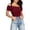 Wine-#002, variant on Womens Cold Shoulder Tops Mesh Sexy Short Sleeve Crop Blouse Ruched Asymmetrical Hem Cute Beach Clubwear,Light Purple XL