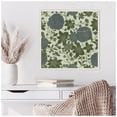 thumbnail image 4 of Amanti Art Puff Ball Vines Blue Green Framed Canvas Wall Art Print, 4 of 6
