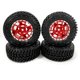 thumbnail image 1 of Bewildely RCGOFFLOW Llantas resistentes al desgaste Neumáticos para 1/24 Axial SCX24 Crawler RC Hop-ups Kits de construcción modelo Rojo, 1 of 6