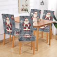 thumbnail image 2 of Yayeee 4 Pack Dining Chair Covers Stretch Parson Chairs Slipcovers Seat Protector, Christmas Santa, 2 of 6