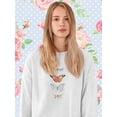 thumbnail image 2 of Summer Butterflies. Sweatshirt Women -Jennifer Paxton Parker Designs, Female 4X-Large, 2 of 4