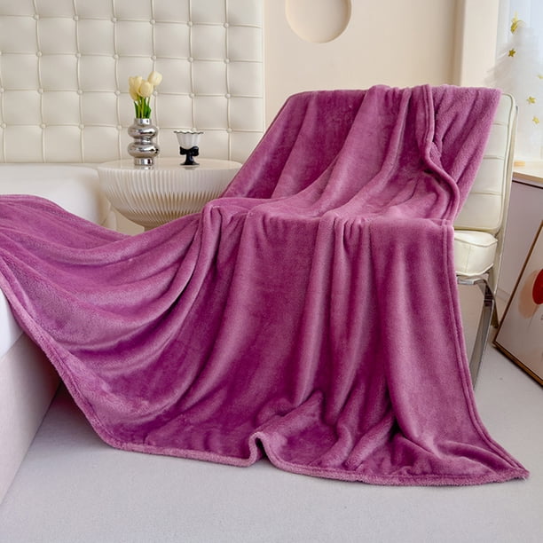 Manta de Vellón Súper Suave, Cubre Sofá Cálido y Afelpado, Manta Ligera para Cama con Tejido de Franela, 150 x 200 cm para Sofá, Sillón, Cama