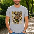 thumbnail image 4 of Jollimate Hunting and Fishing T-Shirt, American Flag Outdoor Graphic Tee, Patriotic Buck Shirt for Men, 4 of 6