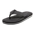 thumbnail image 1 of Nortiv 8 Mens Outdoor Flip-Flops Slippers Light Weight Beach Sport Sandal Slides Reviva-1 Black/Grey Size 11, 1 of 5