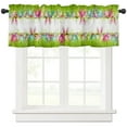 thumbnail image 3 of Easter Eggs Rabbit Ears Grass Curtains Home Decor Living Room Kitchen Balcony Room Window Curtain Bedroom Patio Decoration, 3 of 7