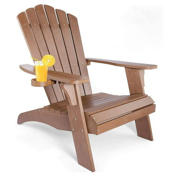 Polystyrene Adirondack Chair - Brown