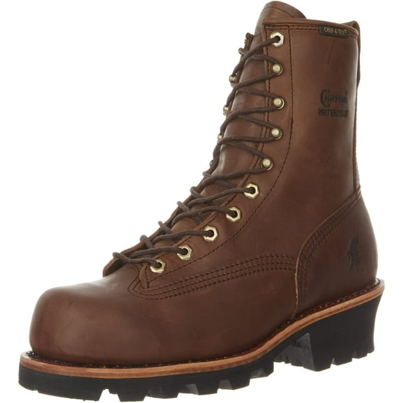 Chippewa Mens 8 Waterproof Steel Toe EH Lace-to-Toe 73103 Logger Boot