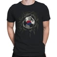 thumbnail image 2 of Korea Soccer Ball Men's Black T-shirt, 2 of 3
