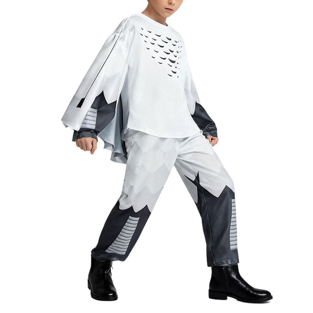 Conjunto de disfraz de búho para niños, divertido conjunto con pantalones, capucha y guantes para festivales, cumpleaños y cosplay. 140