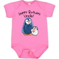 thumbnail image 3 of Inktastic Happy Birthday, Uncle Cute Penguins Boys or Girls Baby Bodysuit, 3 of 5