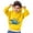 Yellow, variant on Pretxorve Kids Boys Girls Long Sleeve Graphic Tee Hooded Pullover Casual Daily Shirts Sizes 2-7Y