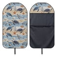 thumbnail image 5 of Garronmavis Sea Turtle Front Car Seat Towel Cover Sweat Absorbent For Post Workout Stain Resistant Water Resistant Non Slip Soft 1 PC Easy Installation Universal Fit For Cars SUV Trucks Sedan Van, 5 of 8