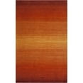 thumbnail image 1 of Momeni Metro 2'3" X 8' Contemporary Hand Tufted Wool Runner Rug in Paprika, 1 of 2