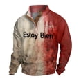 thumbnail image 1 of Spring And Autumn Men's Standing Collar Sweatshirt Is Outdoor Casual Sweaters TopsM, 1 of 4