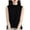 Black, variant on Women's Sleeveless Tank Top Plain Vest T Shirt Knitted Top Soft Comfy Shirts Elegant Summer Clothes