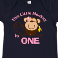 thumbnail image 4 of Inktastic Little Monkey Girl 1st Birthday Girls Baby Bodysuit, 4 of 5