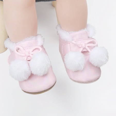

Hunpta Toddler Shoes Infant Babys Fashion Autumn Winter Girls High Top Cotton Shoes Toddler Shoes