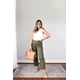 thumbnail image 1 of Pantalones casuales de mujer de cintura alta, rectos, de corte ajustado y de primavera y verano, pantalones de mujer sueltos y elegantes., 1 of 6
