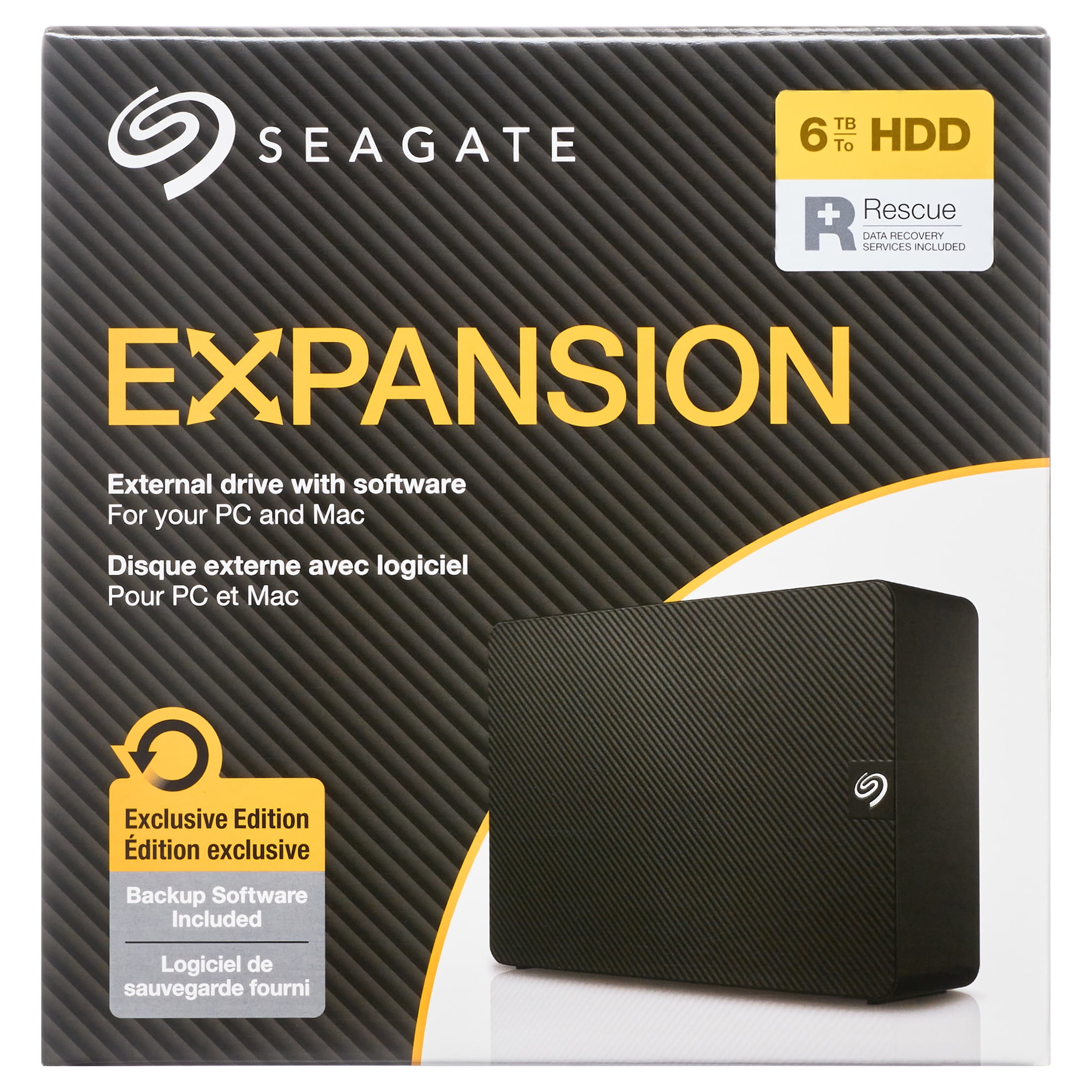 (未使用･未開封品)　Seagate Desktop HDD Surveillance HDD 6TB f4u0baa Seagate 6TB ExpansionPLUS Hard Drive - USB 3.0, Rescue Data