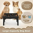 thumbnail image 6 of Elevated Slow Feeder Dog Bowls, 9 Cups Raised Dog Slow Feeder Bowls Large Breed with 4 Adjustable Heights Pet Food bowl Stand, Non Slip Anti Gulping sow eating dog bowl for Medium & Large Breed, 6 of 8