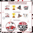 thumbnail image 5 of Need Four Speed Birthday Decorations Boy, 24pcs Race Car 4th Birthday Party Decorations Cupcake Toppers for Boy 4 Year Old Birthday, 5 of 6