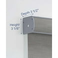 thumbnail image 5 of Linen Avenue Cordless Mojave Blackout Cassette Roller Shade with Bloc Wand for Easy Adjustment– UV Protection, Room Darkening–Silver Trail 28 W X 66 H (Arrives 1/4" Narrower), 5 of 9