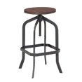 thumbnail image 1 of Picket House Furnishings Tabouret de Bar Sans Dossier Ajustable en Marron, 1 of 12