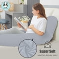 thumbnail image 3 of Almohada Body Positioner HIPHOP PANDA en forma de U para embarazo, 145 cm, 3 of 7