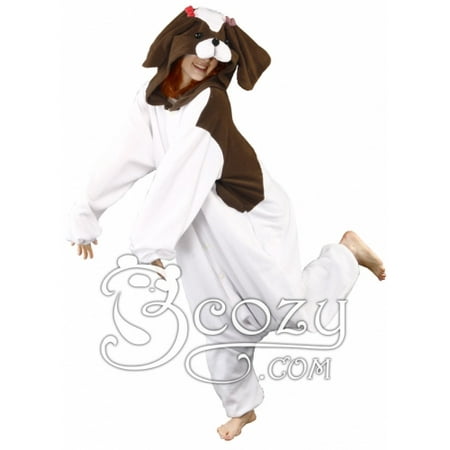 Adult size Cushzilla Shih Tzu Costume Cushy Pajama