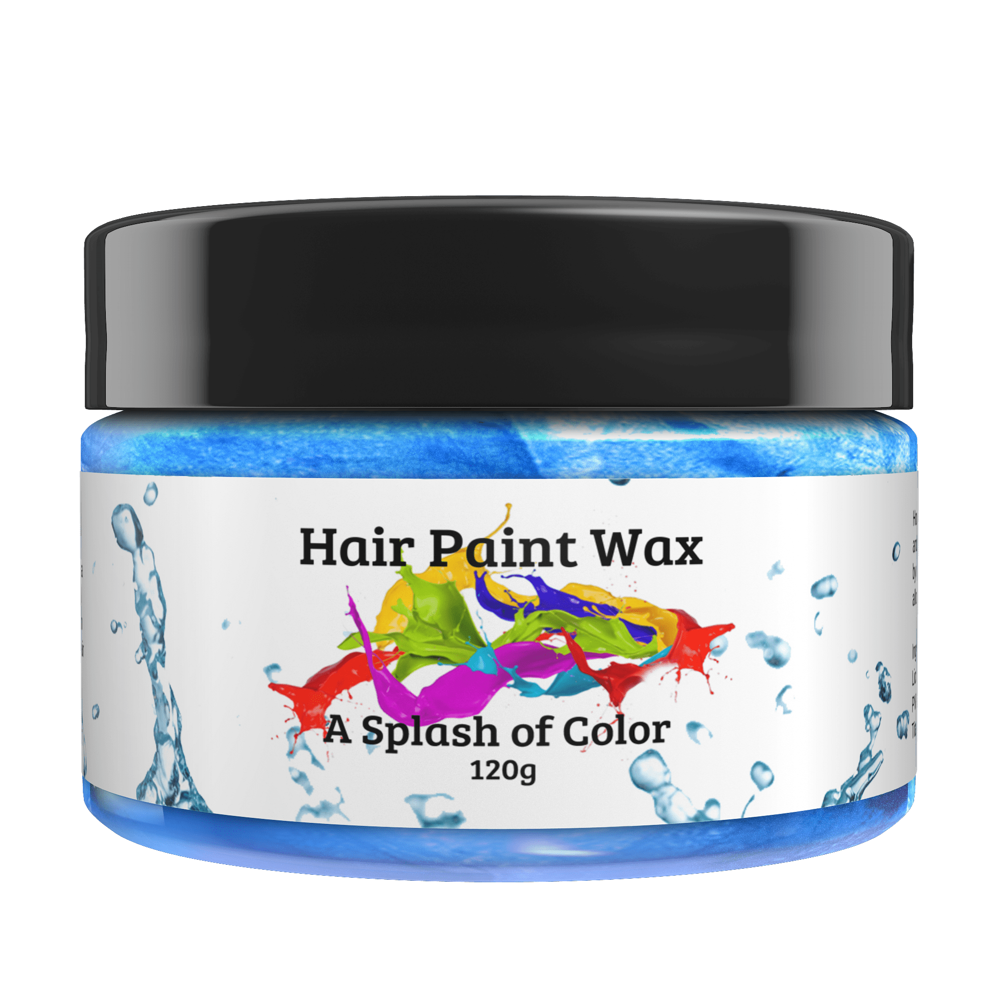 Blue Hair Paint Wax