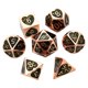 thumbnail image 4 of Juego de dados poliédricos Juego De 7 Piezas De Aleación De Zinc Dados Poliédricos D4 D6 D8 D10 D12 D20 Set Bronce Bronce Magideal Juego de dados poliédricos, 4 of 6