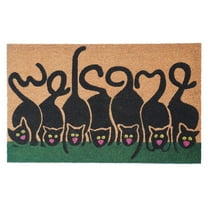 Calloway Mills Cats Welcome Outdoor Doormat 17" x 29"