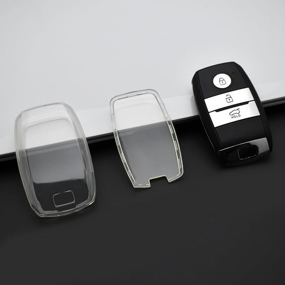Transparent Key Case Cover Shell for Kia Optima Sorento Sedona Carnival 2014-22