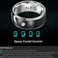 thumbnail image 4 of Anillo de dedo inteligente NFC para hombres, resistente al agua, equipo de teléfono Android, conexión inteligente, anillo de pareja de acero de titanio, moda, 4 of 4