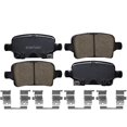 thumbnail image 4 of Detroit Axle - Rear Brake Kit for 2016-2019 Chevrolet Volt Cruze 2017-2023 Bolt EV, Drilled and Slotted Disc Brake Rotors Ceramic Brakes Pads with Hardware Replacement : 10.39" inch Rotors, 4 of 7
