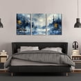 thumbnail image 3 of FCCUYE Trees Canvas Wall Art for Living Room - Blue Forest Wall Decor Office - 3 Piece Pictures Wall Art Size 16" x 24", 3 of 7