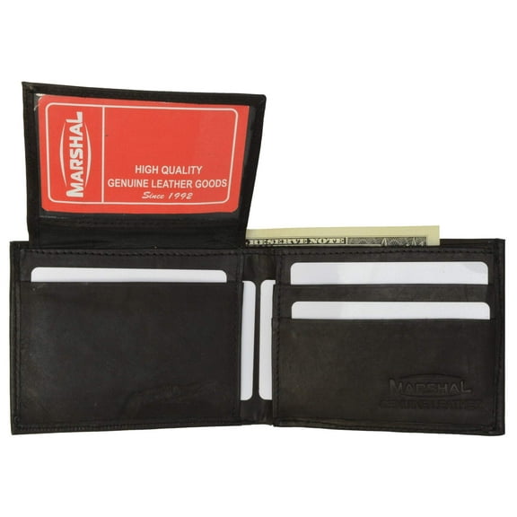 Mens Bifold Wallet with ID Window and Credit Card Slots 578 CF