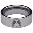 thumbnail image 4 of Angel Wings and Cross Tungsten Carbide Ring, 4 of 9