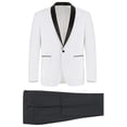 thumbnail image 4 of Mens Slim Fit 2 Piece Tuxedo Suit Jacket and Pants, 4 of 7