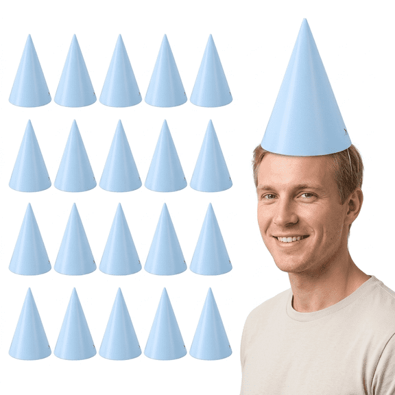 20PCS Party Hats, Suitable for Birthday Parties, Family Gatherings, and Various Celebrations.