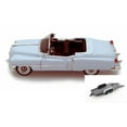 thumbnail image 1 of Diecast Car w/Trailer - 1953 Cadillac Eldorado Convertible, White - Welly 22414 - 1/24 scale Diecast Model Toy Car, 1 of 3